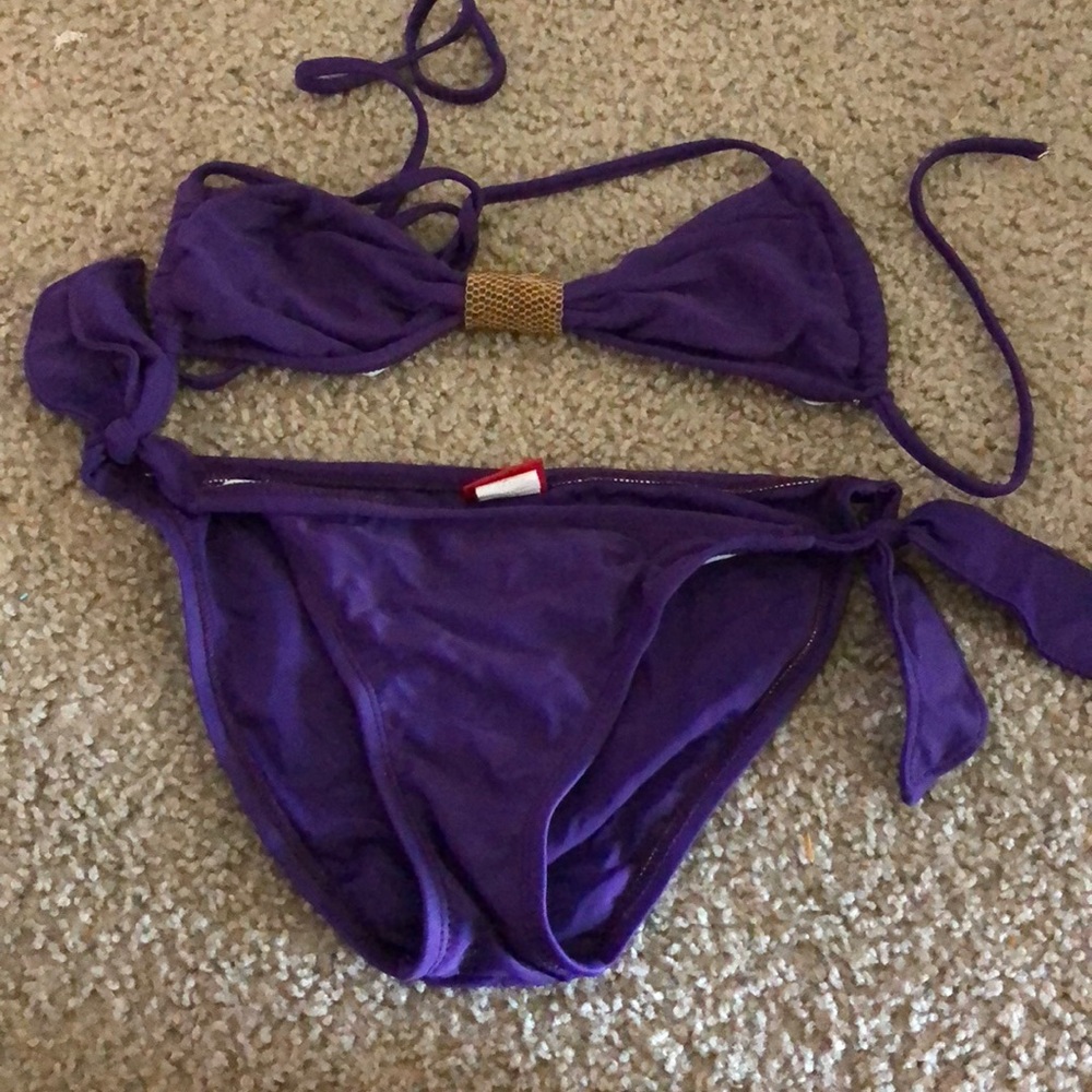 Purple bikini